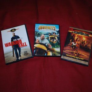 5/$25 - NEW MARKDOWN - Set of Three DVD Movies Featuring "The Rock"